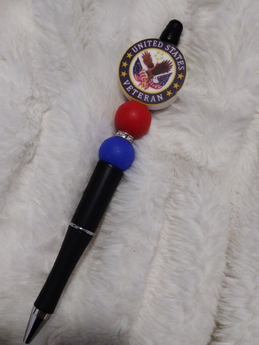 United States Veteran Beaded Pen